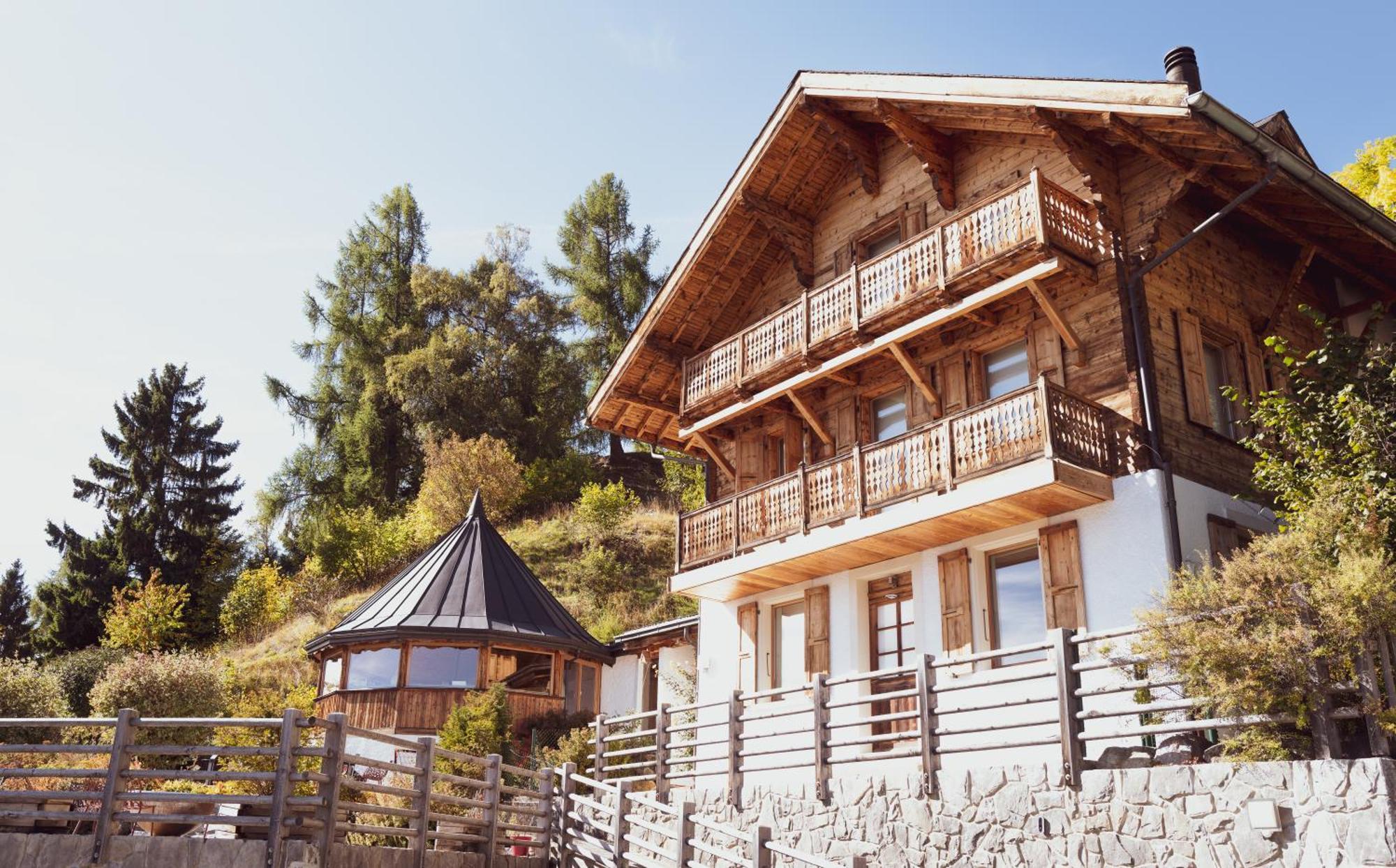 Chalet 4 Saisons Ovronnaz Exterior foto